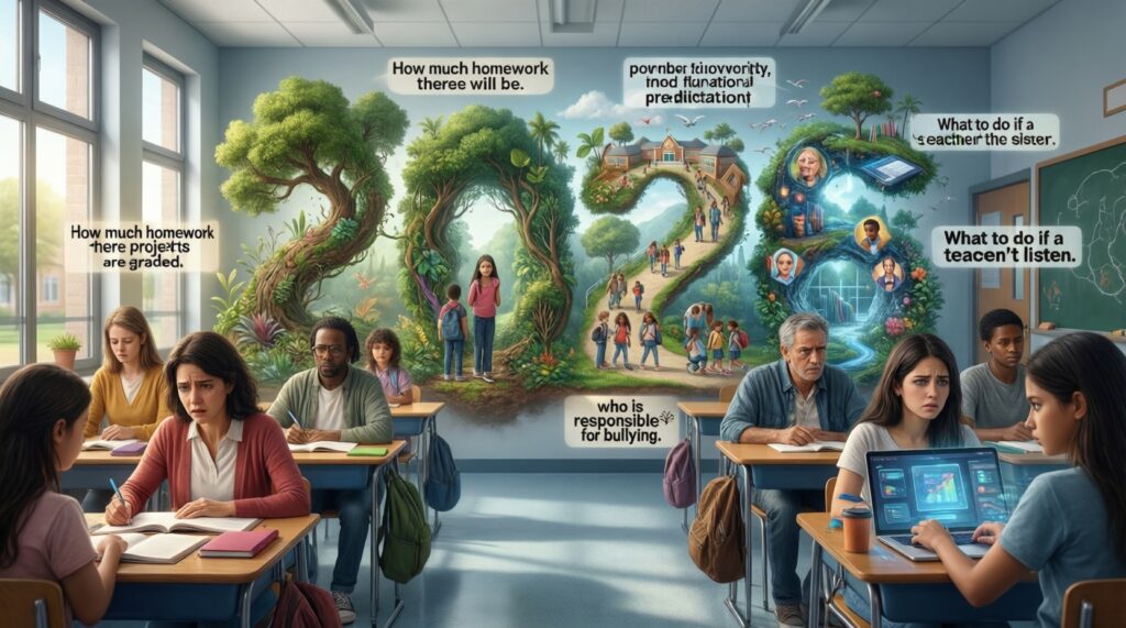 Образование: изменения в школах и вузах, строительство, питание, безопасность и родительские вопросы - иллюстрация