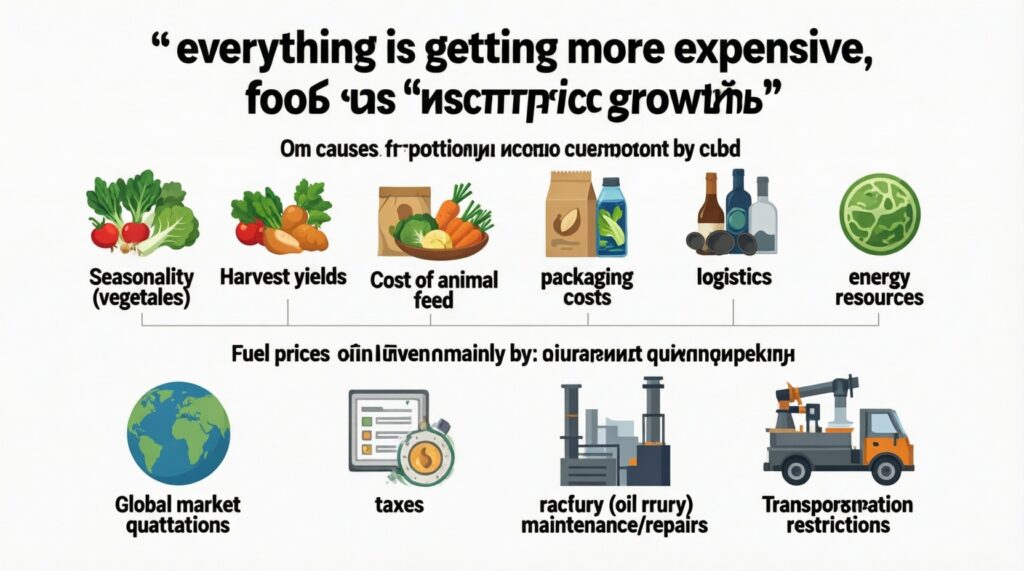 Деньги и цены: мониторинг стоимости продуктов, топлива, услуг и причины изменений - иллюстрация