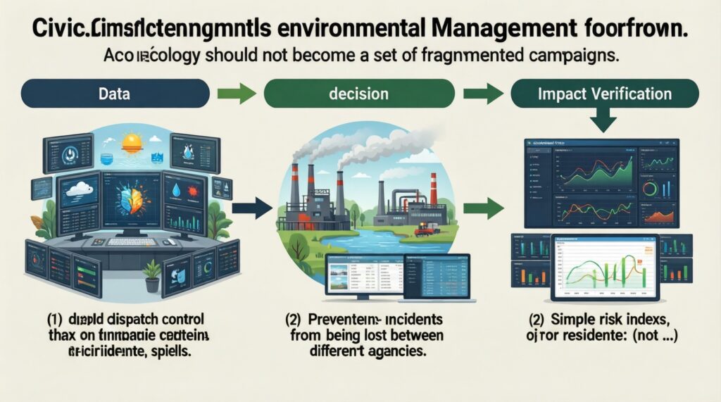 Экология: качество воздуха и воды, свалки, лесные пожары и меры реагирования - иллюстрация