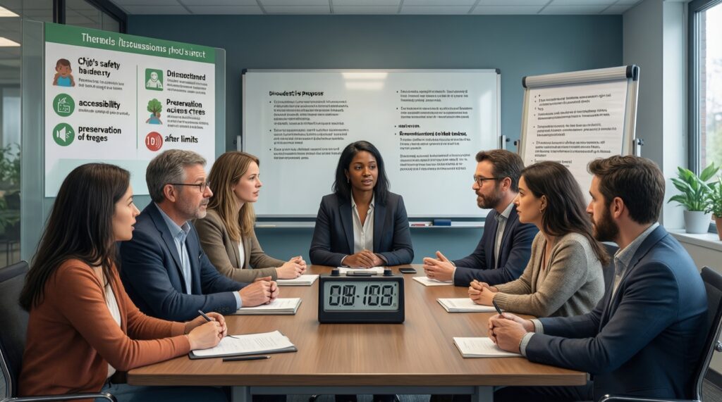 Городская среда: благоустройство дворов и парков, общественные обсуждения, конфликтные точки - иллюстрация