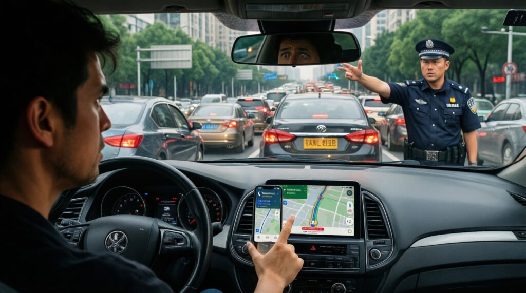 ДТП и ситуация на дорогах: пробки, аварии, перекрытия, ремонт трасс - иллюстрация