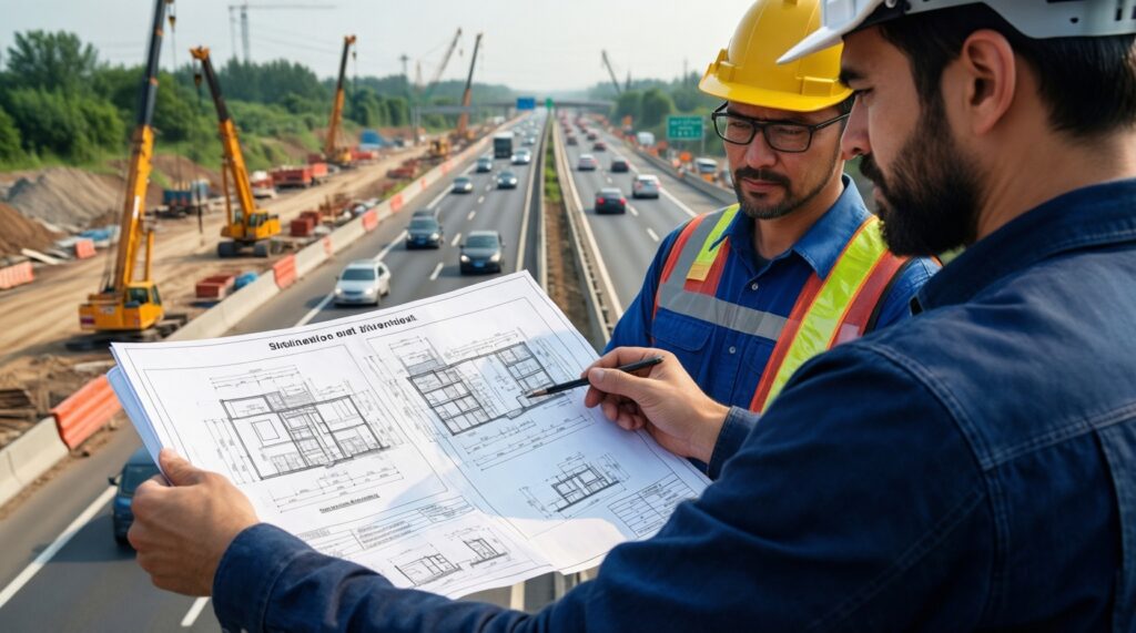 Транспорт и инфраструктура: дороги, мосты, общественный транспорт, проекты модернизации - иллюстрация