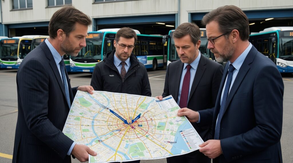 Транспорт и инфраструктура: дороги, мосты, общественный транспорт, проекты модернизации - иллюстрация