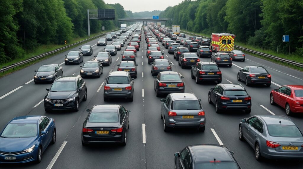 - Дороги и транспорт сегодня: пробки, ремонты, ДТП и изменения маршрутов - иллюстрация