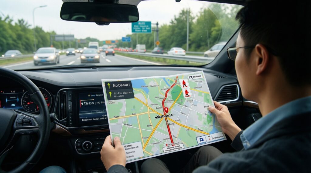 Ситуация на дорогах: пробки, ДТП, ремонты, перекрытия, погодные риски - иллюстрация