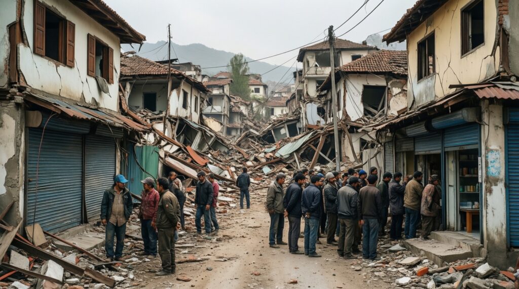 Репортаж с места: как проходит восстановление после ЧП в одном из районов (формат 