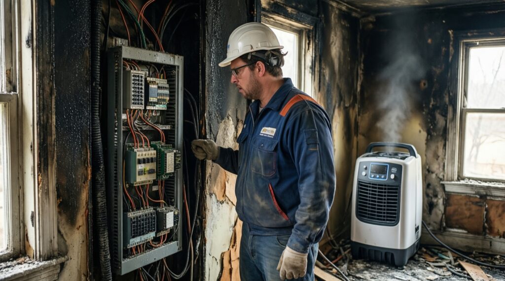 Репортаж с места: как проходит восстановление после ЧП в одном из районов (формат 