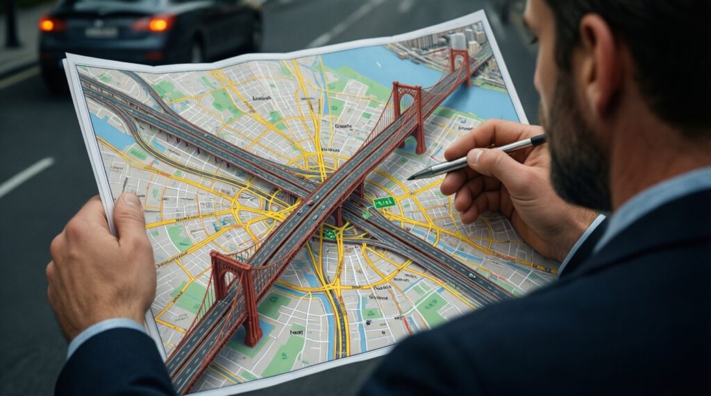 Ситуация на дорогах: пробки, перекрытия, ремонт трасс и альтернативные маршруты на ближайшие дни - иллюстрация