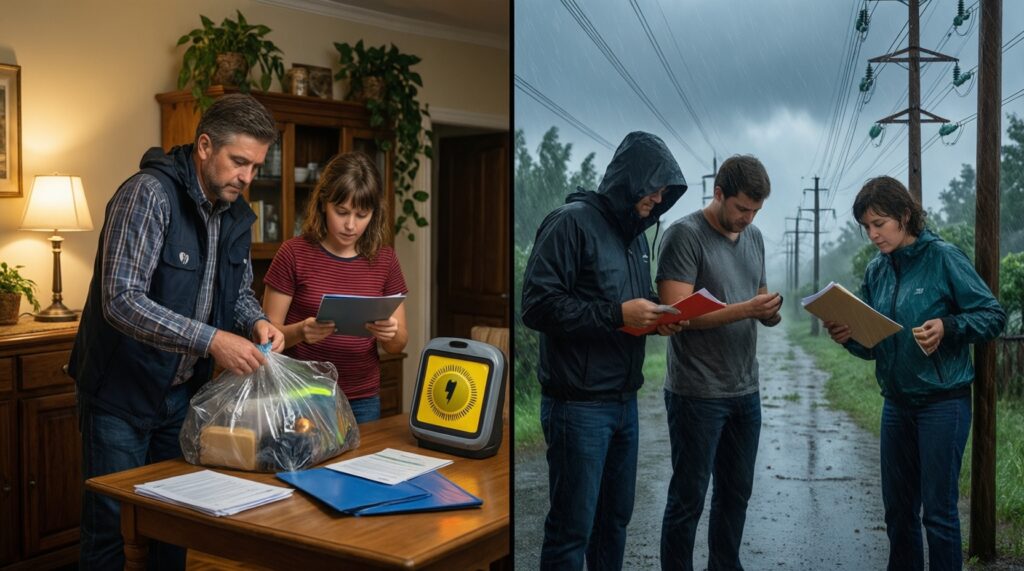 - Погода и её последствия: штормовые предупреждения, паводок/пожароопасность и работа служб - иллюстрация