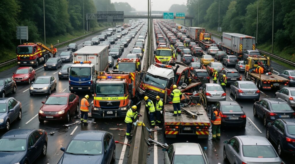 - Репортаж с места: один день с экстренными службами/дорожниками/медиками в регионе - иллюстрация