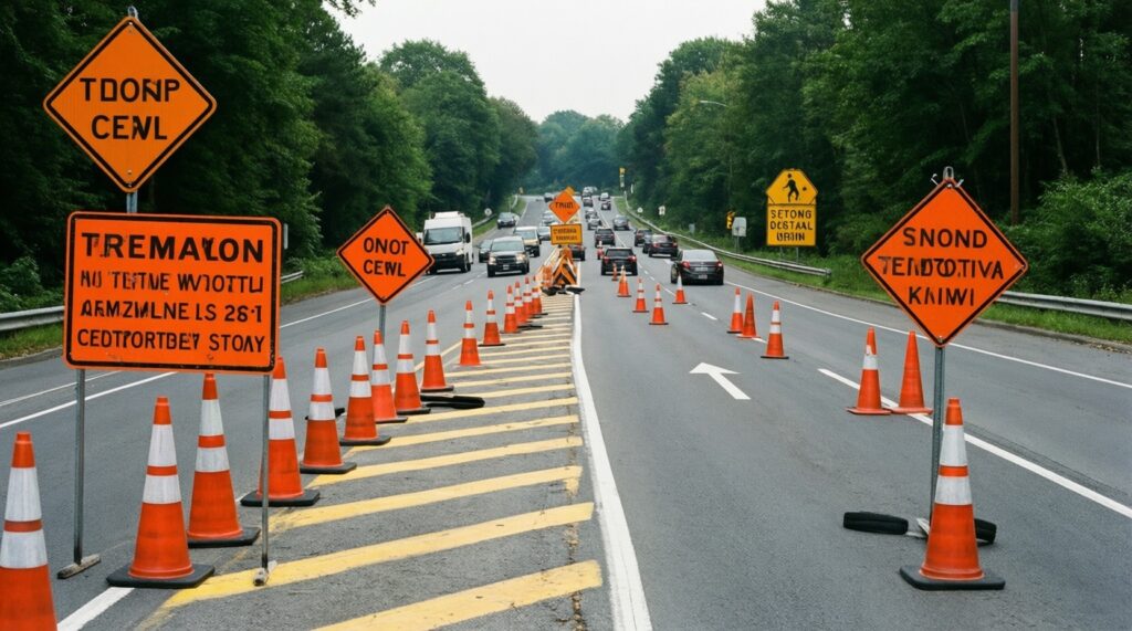 Дорожная обстановка сегодня: пробки, перекрытия, ремонты и аварийность на трассах - иллюстрация