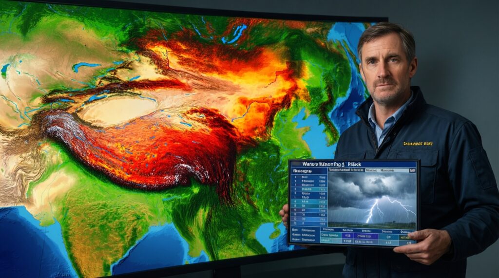 Погода и ее последствия: предупреждения МЧС, паводки, шквалы, гололед - иллюстрация