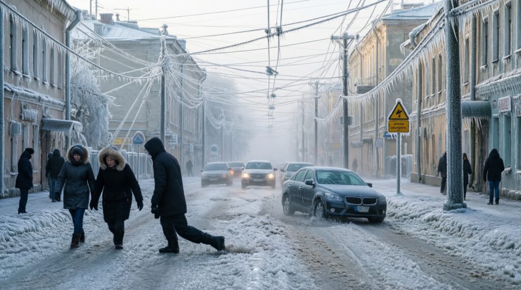 Погода и ее последствия: предупреждения МЧС, паводки, шквалы, гололед - иллюстрация